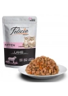 Felicia Tahılsız Kuzu Etli Pouch Yavru Konserve Kedi Maması 1 Adet 85 Gr