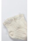 Fiyonklu Penye Soket Çorap 2li 10150 Naturel