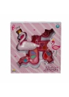 ® Flamingo Şekilli 3 Katlı Makyaj Güzellik Seti