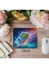 Floating Game Console Mouse Pad – Neon Stil - 19x23 cm 2 mm Dikdörtgen İthal Baskılı Mouse Pad