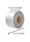 Folyo Kauçuk Bant Yapışkanlı Su Geçirmez Çatı Boru Tamir Bandı (2metre X 10 Cm)