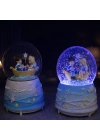 Forever Romantik Çift Figürlü Işıklı Otomatik Büyük Boy Kar Küresi