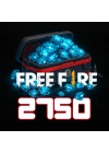 Free Fire 2750 Elmas