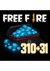 Free Fire 310+31 Bonus Elmas Global