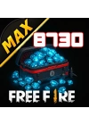Free Fire MAX 8730 Diamonds
