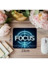 Fütüristik Görünümlü Focus Mouse Pad - 19x23 cm 2 mm Dikdörtgen İthal Baskılı Mouse Pad