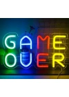 GAME OVER Tasarımlı Neon Led