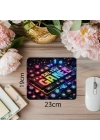 Gamer Komutu Elinde Mousepad – Renkli - 19x23 cm 2 mm Dikdörtgen İthal Baskılı Mouse Pad