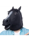Gerçekçi At Kafası Maskesi Siyah Renk
