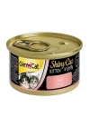 Gimcat Shinycat Yavru Tavuklu Konserve Kedi Maması 1 Adet 70 Gr