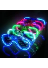 Glow Işıklı Panjur Parti Gözlüğü 12 Adet