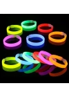 Glow Kalın Bileklik 12’li Set | Baskıya Uygun Renkli Model