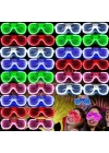Glow Model 3 Farklı Fonksiyonlu Işıklı Panjur Parti Gözlüğü Karışık Renk 12 Adet