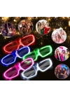 Glow Model 3 Farklı Fonksiyonlu Işıklı Parti Gözlüğü Karışık Renk 12 Adet