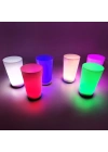 Glow Partisi Bardakları 6 Renk 6 Adet 1.5 oz 4.5 x 6.5 cm