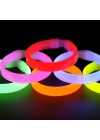 Glow Partisi Fosforlu Ekstra Kalın Bileklik 6 Renk 6’lı Set – Baskı Yapılabilir