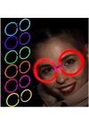 Glow Stick Yuvarlak Gözlük 12 Adet