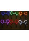 Glow Taç Fosforlu Taç Karışık Renk 12 Adet