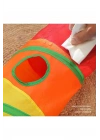Gökkuşağı Desenli  Kedi Oyun Tüneli, Katlanabilir 125 cm