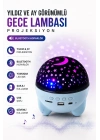 Gökyüzü Temalı Bluetooth Ve Hoparlörlü Şarjlı Çocuk Gece Lambası