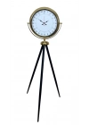 ® Gold 24 Saat Göstergeli Özel Tasarım Tripod Ayaklı Saat
