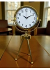 ® Gold Luxury Modern Üç Ayaklı Masa Saati