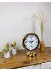 ® Gold Metal Modern Masa Saati 25×20 cm