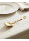 Gold Orta Boy Paslanmaz Çelik Servis Kaşığı & Profesyonel Sunum Gereci 21 cm