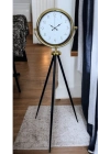 ® Gold Premium Dekoratif Tripod Ayaklı Saat