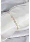 ® Gold Renk Zirkon Taşlı Yıldız Model Asansörlü Kadın Bileklik