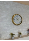 ® Gold Zarif 40 Cm Metal Duvar Saati