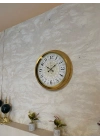 ® Gold Zarif 40 Cm Metal Duvar Saati