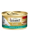 Gourmet Gold Somon ve Tavuklu Yetişkin Konserve Kedi Maması 1 Adet 85 Gr