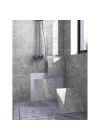 Gri Mermer Desen Duvar Sticker (30x30)