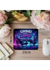 Grind Mode On Temalı Gamer Stil Mousepad - 19x23 cm 2 mm Dikdörtgen İthal Baskılı Mouse Pad