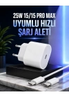 Güç Adaptörü ve Kablosu Şarj Aleti 15/15 Pro Max Uyumlu Hızlı Şarj