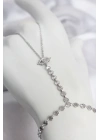 Gümüş Renk Pirinç Zirkon Taşlı Göz Model Şahmeran