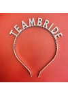 Gümüş Renk Team Bride Taç Plastik – Gelin Ve Nedime Tacı