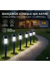 Güneş Enerjili Bahçe Lambası Plastik Saplama 10lu Set