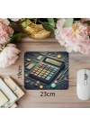 Güneş Enerjili Hesap Makinesi Mousepad - 19x23 cm 2 mm Dikdörtgen İthal Baskılı Mouse Pad