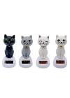 Güneş Enerjili Sallanan Kedi Figürü