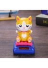 Güneş Enerjili Solar Sallanan Kedi