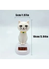 Güneş Enerjili Solar Sallanan Kedi Figürü