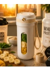 Günlük Kullanıma Uygun Şarjlı Mini Blender Buz Kırabilen Taşınabilir Mikser