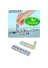 ®  Haftalık Günlük İlaç Saklama Kutusu 7 Günlük İlaç  Saklama Kabı