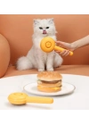 ® Hamburger Şekilli Otomatik Temizlenen Evcil Hayvan Fırçası