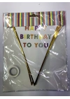 Happy Birthday To You Flama Bayrak Süs