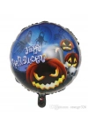 Happy Halloween Balkabağı Folyo Balon 18 İnç