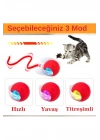 Hareketli Şarjlı Işıklı 360 Derece Dönen Akıllı Oyun Topu Kuyruklu İnteraktif Kedi Köpek Oyun Topu
