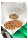 Hasır Bardak Altlığı 6 Adet